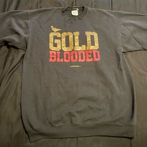 Gold Blooded (Gold/Black/Red Crewneck Sweatshirt)